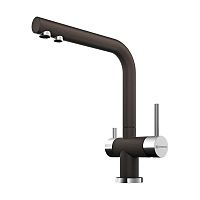 Смеситель Omoikiri Nagano-DC латунь/темный шоколад