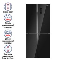 Холодильник c инвертором MAUNFELD MFF182NFBE