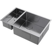 Мойка Omoikiri Taki 69-2-U/IF-R Side-IN нерж. сталь/нержавеющая сталь