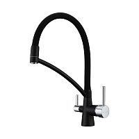 Смеситель для кухни Paulmark SIEGEN, черный металлик, Si213111-418(BLM), Paulmark