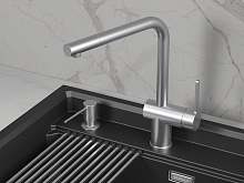 5017, НЕРЖ, СМЕСИТЕЛЬ КУХОННЫЙ