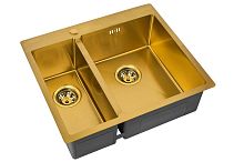 Мойка для кухни ZORG SZR-59-2-51-R BRONZE