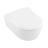 Villeroy&amp;Boch Avento&nbsp;Унитаз подвесной 370*530*310, безободковый, в комплекте сиденье SlimSe