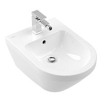 Villeroy&amp;Boch Architectura Биде подвесное 370*530*270, с 1 отв. под смеситель, цвет альпийский б