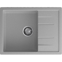 Кухонная мойка GRANFEST QUADRO Q-650L gray