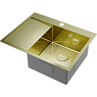 Мойка Omoikiri Akisame 65-R-LG нерж. сталь/светлое золото