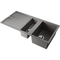 Мойка Omoikiri Kitagawa 100-2-GR Artceramic/leningrad grey