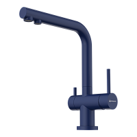 Смеситель Omoikiri Nagano-IB латунь/indigo blue