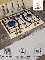 Газовая варочная панель Lex GVE 643C IV