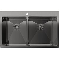 Кухонная мойка Rivelato Rinox 8050 B2 PVD black
