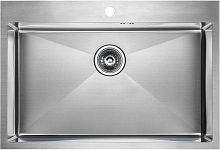 Мойка Paulmark нерж. сталь Paulmark KRONER 75, PM217551-BS, брашированная нерж. сталь, 750х510мм, Pa