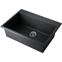 Мойка Omoikiri Tedori 68-BL Tetogranit/черный