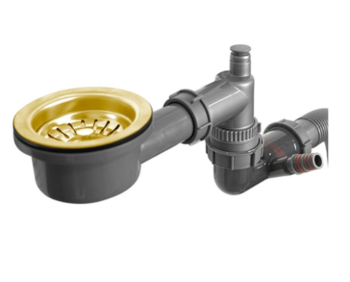 Компактный сифон с сухим затвором ZORG KC 1 BRONZE