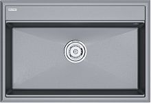 Мойка Paulmark STEPIA 80, IT-GRANIT, PM117551-GRM , серый металлик, 750х510, Paulmark