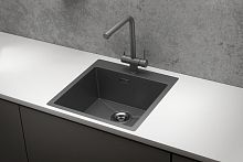 5151, ГРАФИТ МАТОВЫЙ, стальная кухонная мойка