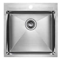 Мойка Paulmark нерж. сталь Paulmark KRONER 51, PM215151-BS, брашированная сталь, 510х510мм, Paulmark
