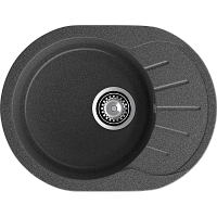Кухонная мойка GRANFEST RONDO R-580L graphite