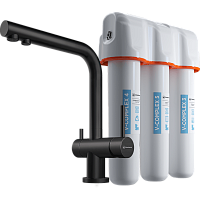 Смеситель Omoikiri Комплект Nagano + Pure drop Lite (графит)