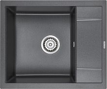 Мойка Paulmark FLUGEN 50-600, IT-GRANIT, PM216050-DG, графит, 600х500 мм, Paulmark