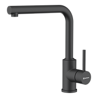 Смеситель Omoikiri Nakagawa-P-BL латунь/черный