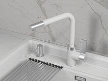 5504, АРКТИК (БЕЛЫЙ), СМЕСИТЕЛЬ КУХОННЫЙ