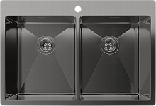 Мойка Rivelato Rinox 7450 2В PVD black