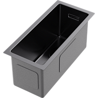 Мойка Omoikiri Taki 20-U/IF-GM нерж. сталь/вороненая сталь