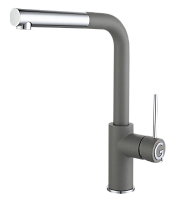 Смеситель Rivelato 1573503 grigio cromo