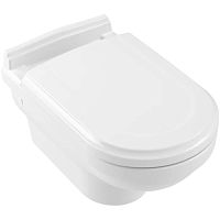 Villeroy&amp;Boch Hommage Унитаз подвесной 370*600*345, покрытие CeramicPlus, цвет альпийский белый