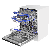 Посудомоечная машина с Vortex Wash и лучом на полу MAUNFELD MLP-12IMR