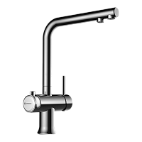 Смеситель Omoikiri Hotaru-CH-WH латунь/хром/белый