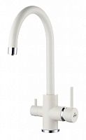 Смеситель для кухни Paulmark ESSEN, белый, Es213211-331, Paulmark