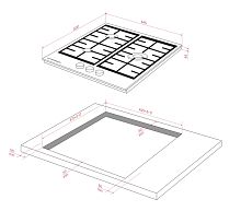 Газовая варочная панель Kuppersberg FS 46 X