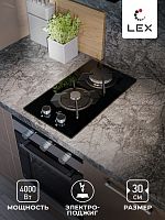 Газовая варочная панель домино Lex GVG 323A BBL