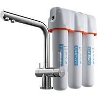Смеситель Omoikiri Комплект Nagano + Pure drop Lite (нерж.сталь)