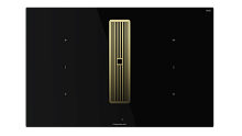 Индукционная варочная панель с вытяжкой Kuppersbusch KMI 8350.0 SR Gold