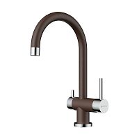 Смеситель Omoikiri Yamada-DC латунь/темный шоколад