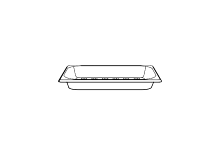 Противень для приготовления на пару GN 1/3, перфорированный Kuppersbusch GN 1304