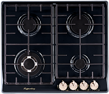 Газовая варочная панель Kuppersberg FV6TGRZ ANT Silver