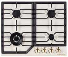 Газовая варочная панель Kuppersberg FS 603 C Bronze