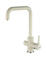 Смеситель для кухни Paulmark Logas, белый, Lo213021-331, Paulmark