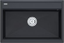 Мойка Paulmark STEPIA 80, IT-GRANIT, PM117551-AN, антрацит, 750х510, Paulmark