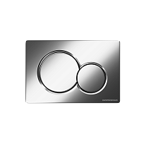 Кнопка смыва Баланс (Balance) Сфера (Sphere), хром матовый, CN12-003M