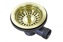 Сифон с Выпуск ZORGом и переливом ZORG PVD W 2 BRONZE