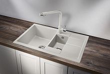 7802, БАЗАЛЬТ, кухонная мойка, кварц