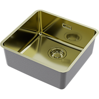 Мойка Omoikiri Omi 43-U/I Ultra-LG нерж. сталь/светлое золото