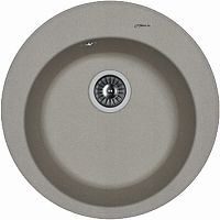 Мойка Florentina "Никосия", серый шелк FG