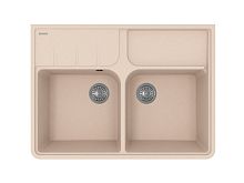 Мойка Florentina "Вилладжио", серый шелк FS