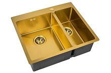 Мойка для кухни ZORG SZR-59-2-51-L BRONZE