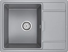 Мойка Paulmark FLUGEN 50-650, IT-GRANIT, PM216550-GRM, серый металлик, 650х500 мм, Paulmark